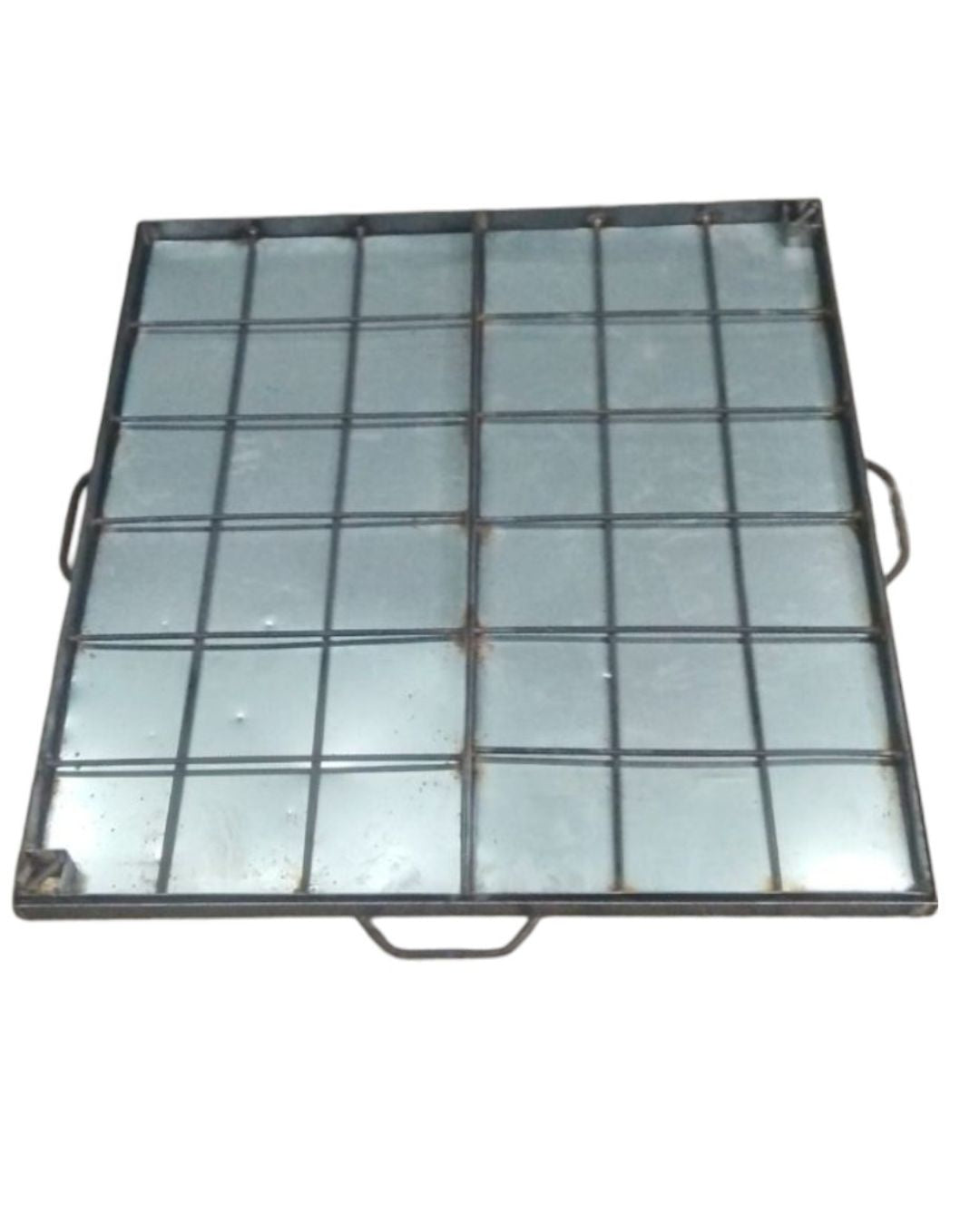 tapa inspeccion alcantarillado 90x90x5cm metalica para hormigonar