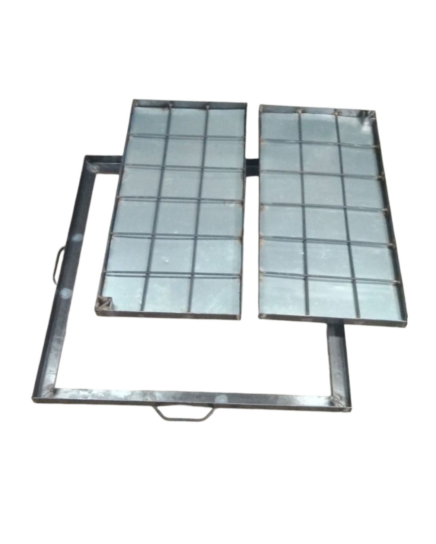 tapa inspeccion alcantarillado 90x90x5cm metalica para hormigonar