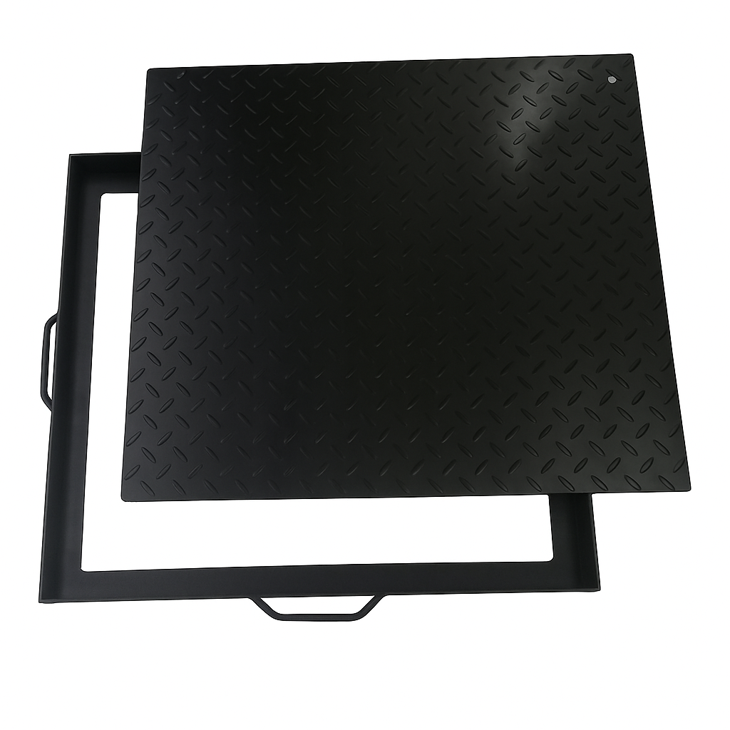 Tapa de camara de 60x60x5 cm Metálica – Alto Tráfico Alcantarillado